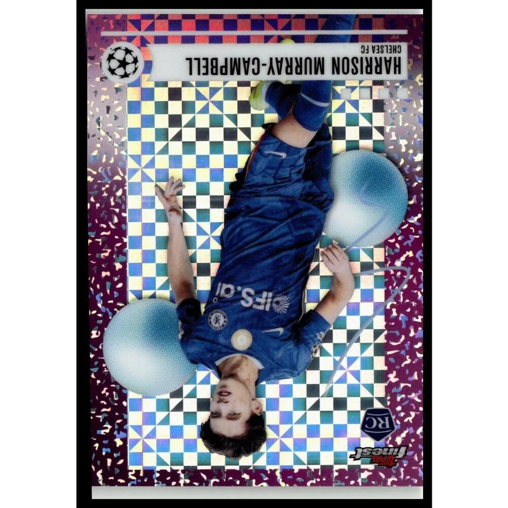 Finest UEFA Harrison Murray-Campbell Purple Checkerboard Refractor #/99 Blues